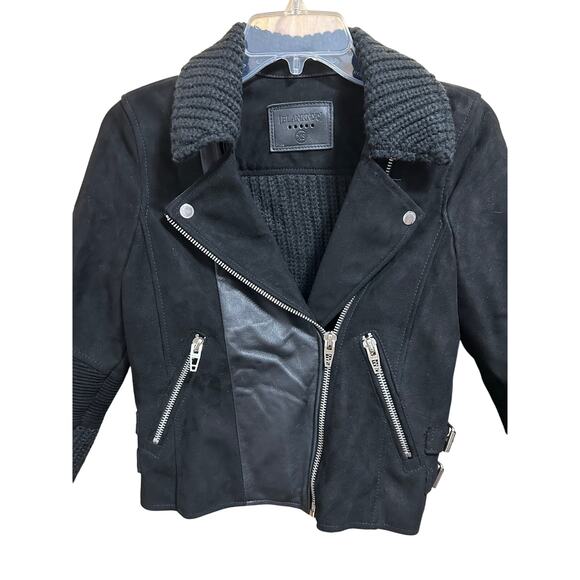 Blank NYC Black Jacket with leather trim - Women’s XS - Picture 2 of 7